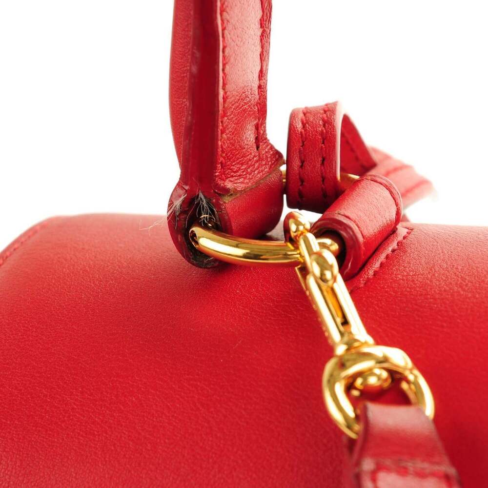 Saint Laurent Calfskin Medium Moujik Top Handle Bag Lipstick - Picture 6 of 12